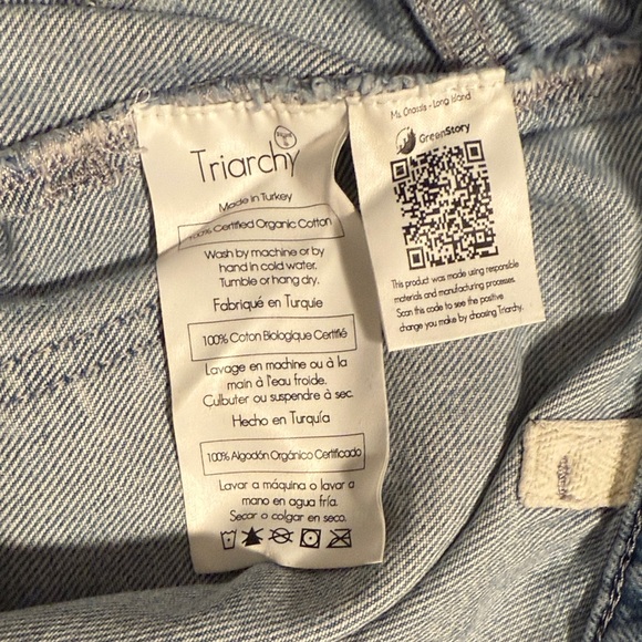 Light Blue Wide Leg Women's Jeans - Picture 7 of 8